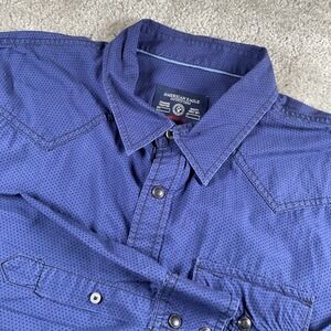American Eagle Outfitters Mens Button Down Shirt XL Vintage Fit Polka‎ Dot